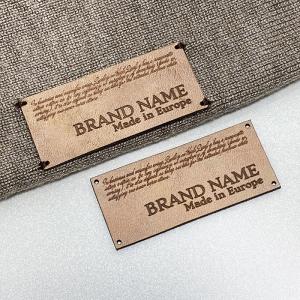 Étiquettes en cuir naturel - EP-M10