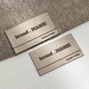 Étiquettes en cuir naturel - EP-M22