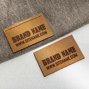 Étiquettes en cuir naturel - EP-M33