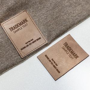 Étiquettes en cuir naturel - EP-M39