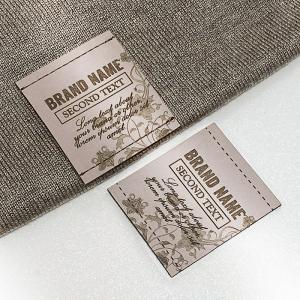 Étiquettes en cuir naturel - EP-M41