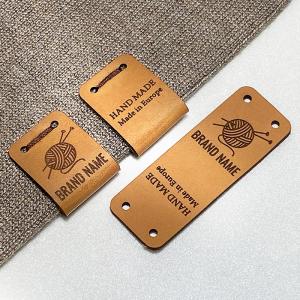 Étiquettes en cuir naturel - EP-M59