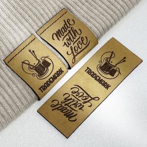 Étiquettes en cuir naturel - EP-M60