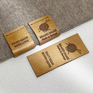 Étiquettes en cuir naturel - EP-M61