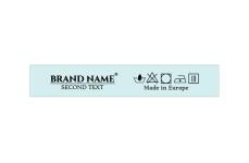 Étiquettes textiles de marque Model TL-M126