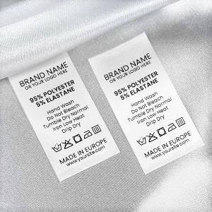 Étiquettes textiles entretien vêtement - TC-M182