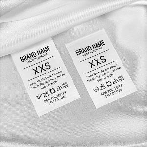 Étiquettes textiles entretien vêtement - TC-M192
