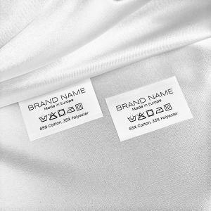 Étiquettes textiles entretien vêtement - TC-M198