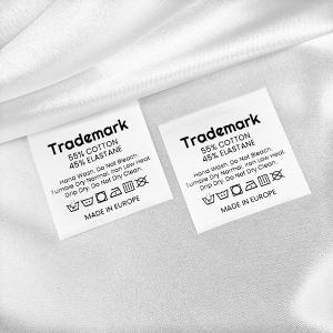 Étiquettes textiles entretien vêtement - TC-M399