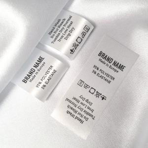 Étiquettes textiles entretien vêtement - TC-M25