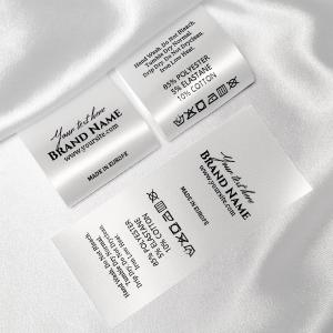 Étiquettes textiles entretien vêtement - TC-M338