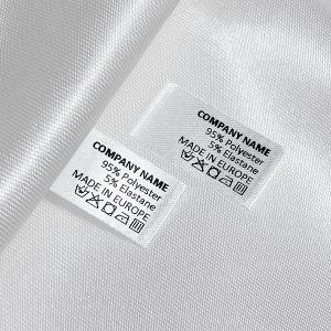 Étiquettes textiles entretien vêtement - TC-M404