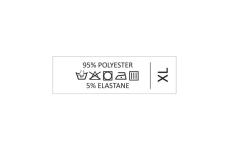 Étiquettes textiles entretien vêtement Model TC-M405