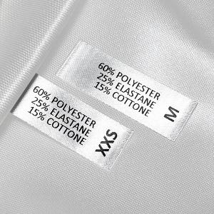 Étiquette de composition Model TC-M406 Étiquettes textiles entretien vêtement - TC-M406