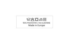 Étiquettes textiles entretien vêtement Model TC-M407