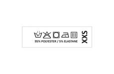 Étiquettes textiles entretien vêtement Model TC-M408