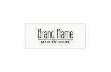 Étiquettes textiles de marque Model TL-M45