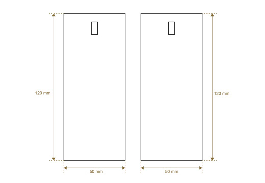 Étiquette en carton Model HT-M110
