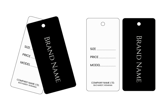 Étiquette en carton Model HT-M112