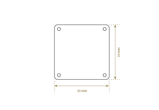Étiquette en simili cuir Model EP-M138