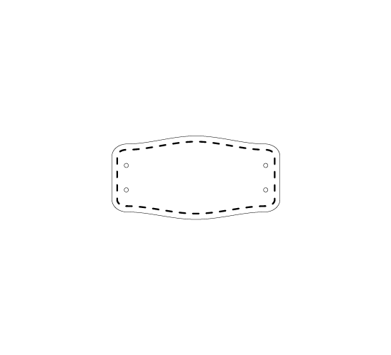 Étiquette en cuir naturel Model EP-M14