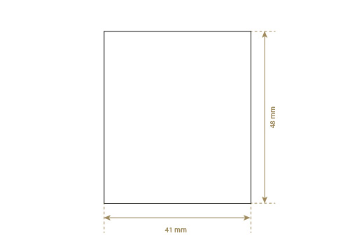 Étiquette en simili cuir Model EP-M141