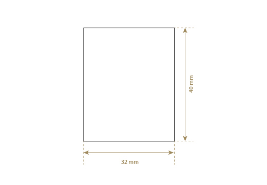 Étiquette en cuir artificiel Model EP-M147