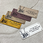 Étiquettes en simili cuir - EP-M164