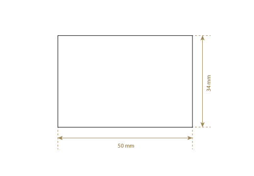 Étiquette en simili cuir Model EP-M166