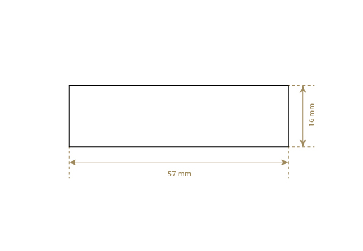 Étiquette en simili cuir Model EP-M167