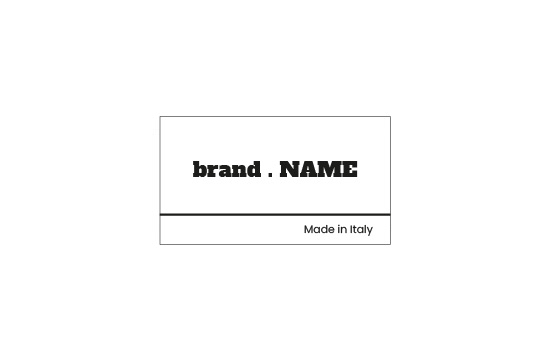 Étiquette en cuir naturel Model EP-M22