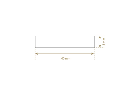 Étiquette en cuir naturel Model EP-M25
