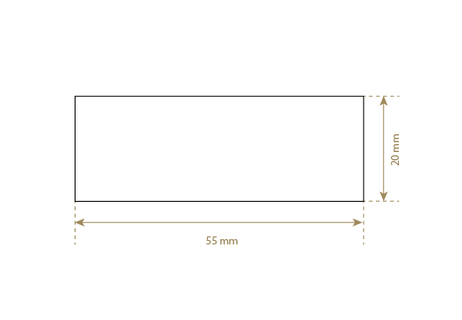 Étiquette en cuir naturel Model EP-M56