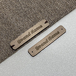 Étiquette en cuir naturel Model EP-M7