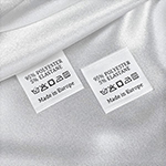 Étiquette lavage des textiles Modèle TC-M179