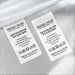 Étiquette lavage des textiles Modèle TC-M182