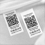 Étiquettes textiles entretien vêtement - TC-M183