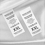 Étiquettes textiles entretien vêtement - TC-M184