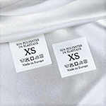 Étiquettes textiles entretien vêtement - TC-M189
