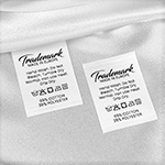 Étiquettes textiles entretien vêtement - TC-M190
