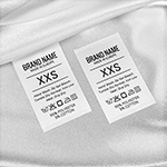 Étiquettes textiles entretien vêtement - TC-M192