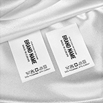 Étiquette lavage des textiles Modèle TC-M196