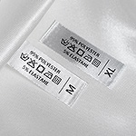Étiquettes textiles entretien vêtement - TC-M405