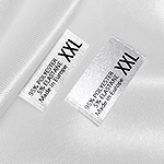 Étiquettes textiles entretien vêtement - TC-M409