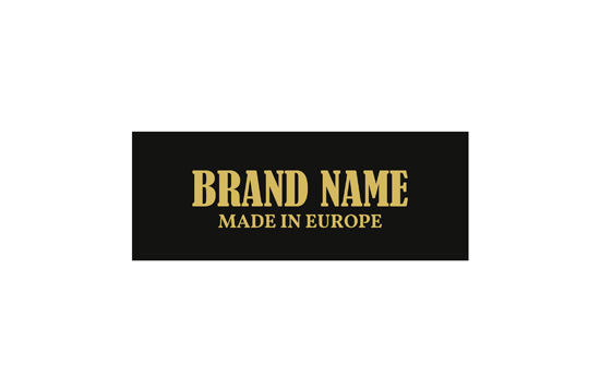 Étiquette textile imprimée en satin Modèle TL-M50