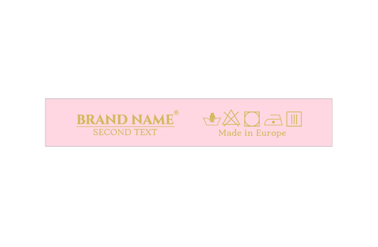 Étiquette de Marque et composition Modèle TL-M96