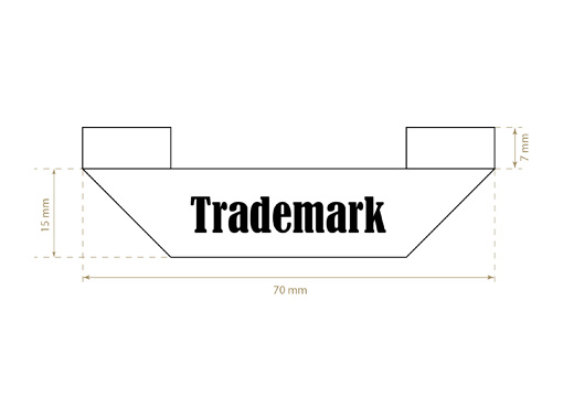 Étiquette textile tissée Fancy Style Model WL-M34