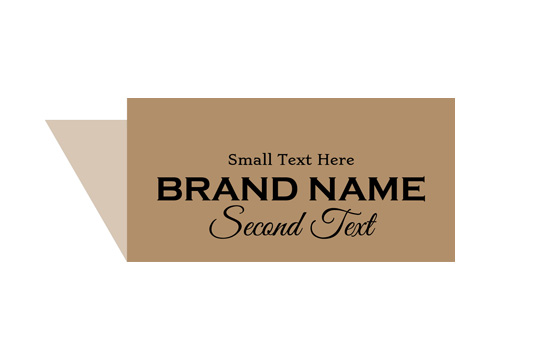 Étiquette textile tissée Grand Style Model WL-M38