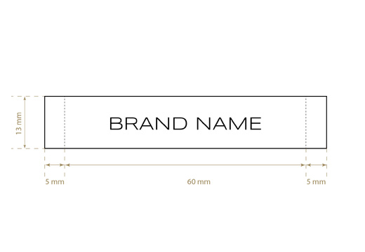 Étiquettes tissées Fashion Style Model WL-M6